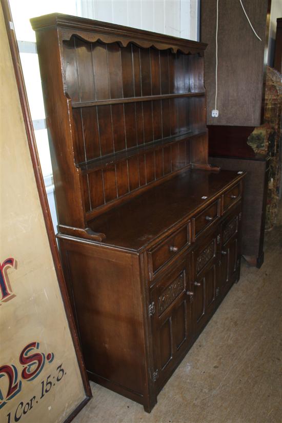 18thC style oak dresser